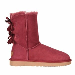 UGG Bailey Bow Sangria/ Burgundy Color *NEW*